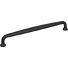 Top Knobs, Dakota, Charlotte, 8" Straight Pull, Flat Black - alt view