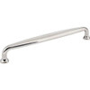 Top Knobs, Dakota, Charlotte, 12" (305mm) Straight Appliance Pull, Polished Nickel - alt view