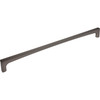 Top Knobs, Grace, Riverside, 18" Straight Appliance Pull, Ash Gray - alt view