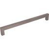 Top Knobs, Nouveau / Appliance, Square Bar, 18" Straight Appliance Pull, Ash Gray - alt view