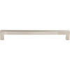 Top Knobs, Nouveau / Appliance, Square Bar, 18" Straight Appliance Pull, Brushed Satin Nickel