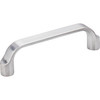 Elements, Brenton, 3 3/4" (96mm) Center Pull, Brushed Chrome