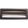 Top Knobs, Lynwood, Hollin, 3 3/4" (96mm) Cup Pull, Ash Gray