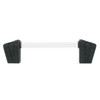 Edgar Berebi, Urban Metro, Rivoli II, 4" Straight Pull, Clear with Matte Black