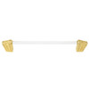 Edgar Berebi, Urban Metro, Rivoli II, 8" Straight Appliance Pull, Satin Gold - Alt image