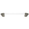 Edgar Berebi, Urban Metro, Rivoli II, 12" (305mm) Straight Appliance Pull, Burnish Silver Plate - Alt image