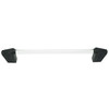 Edgar Berebi, Urban Metro, Rivoli II, 14" Straight Appliance Pull, Clear with Matte Black - Alt image