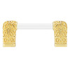 Edgar Berebi, Urban Metro, Via Veneto II, 3" Straight Pull, Clear with Satin Gold