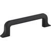 Jeffrey Alexander, Callie, 3 3/4" (96mm) Straight Pull, Matte Black