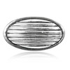 Edgar Berebi, Urban Metro, Oxford II, 1 1/8" Oval Knob, Burnish Silver Plate - Alt image 1