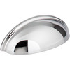 Elements, Florence, 3" Cup Pull, Polished Chrome