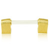 Edgar Berebi, Urban Metro, Oxford II, 3" Straight Pull, Satin Gold - Alt image