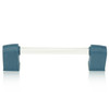 Edgar Berebi, Urban Metro, Oxford II, 4" Straight Pull, Clear with Blue Titanium - Alt image
