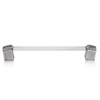 Edgar Berebi, Urban Metro, Oxford II, 10" Straight Appliance Pull, Burnish Silver Plate - Alt image