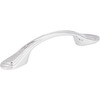 Elements, Westbury, 3" Curved Pull, Polished Chrome