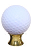 Gemstone Hardware, Golf Ball, Cabinet Knob, Polished Brass