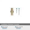 Amerock, Everett, 1 3/4" Pull Knob, Golden Champagne - included hardware
