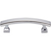 Elements, Hadly, 3" Curved Bar Pull, Polished Chrome - alternate view 2