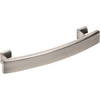 Elements, Hadly, 3 3/4" (96mm) Curved Bar Pull, Satin Nickel - alternate view 3