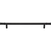 Top Knobs, Garrison, Burnham, 8 13/16" (224mm) Bar Pull, Flat Black