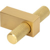 Jeffrey Alexander, Larkin 3, 2 3/8" Knurled Pull Knob, Brushed Gold - alt image 2