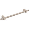 Jeffrey Alexander, Larkin 3, 7 9/16" (192mm) Bar Pull with Knurled Center, Satin Nickel - alt image 2