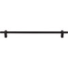 Jeffrey Alexander, Larkin 3, 12" (305mm) Bar Pull with Knurled Center, Matte Black - alt image 1