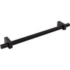 Jeffrey Alexander, Larkin 3, 12" (305mm) Bar Appliance Pull with Knurled Center, Matte Black - alt image 2