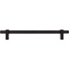 Jeffrey Alexander, Larkin 3, 18" Bar Appliance Pull with Knurled Center, Matte Black - alt image 4