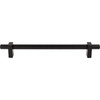 Jeffrey Alexander, Larkin 3, 18" Bar Appliance Pull with Knurled Center, Matte Black - alt image 1