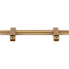 Jeffrey Alexander, Larkin 4, 3 3/4" (96mm) Bar Pull with Knurled Ends, Satin Bronze - alt image 3