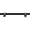 Jeffrey Alexander, Larkin 4, 5 1/16" (128mm) Bar Pull with Knurled Ends, Matte Black - alt image 3