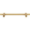 Jeffrey Alexander, Larkin 4, 6 5/16" (160mm) Bar Pull with Knurled Ends, Brushed Gold - alt image 3