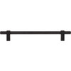 Jeffrey Alexander, Larkin 4, 7 9/16" (192mm) Bar Pull with Knurled Ends, Matte Black - alt image 4