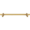 Jeffrey Alexander, Larkin 4, 12" (305mm) Bar Appliance Pull with Knurled Ends, Brushed Gold - alt image 3