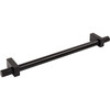 Jeffrey Alexander, Larkin 4, 12" (305mm) Bar Appliance Pull with Knurled Ends, Matte Black - alt image 2