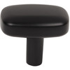 Jeffrey Alexander, Loxley, 1 1/2" Rectangle Knob, Matte Black - alt image 1