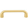 Jeffrey Alexander, Loxley, 3 3/4" (96mm) Curved Pull, Brushed Gold - alt image 1