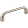 Jeffrey Alexander, Loxley, 3 3/4" (96mm) Curved Pull, Satin Nickel