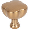 Jeffrey Alexander, Southerland, 1 1/4" Clover Knob, Satin Bronze