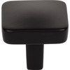 Jeffrey Alexander, Whitlock, 1 1/4" Square Knob, Matte Black - alt image 1