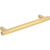 Jeffrey Alexander, Whitlock, 5 1/16" (128mm) Bar Pull, Brushed Gold - alt image 2