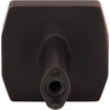 Elements, William, 1 1/4" Square Knob, Brushed Oil Rubbed Bronze - alt image 3