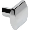 Elements, William, 1 1/4" Square Knob, Polished Chrome - alt image 2