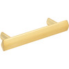 Elements, William, 3 3/4" (96mm) Bar Pull, Brushed Gold - alt image 2