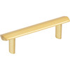 Elements, William, 3 3/4" (96mm) Bar Pull, Brushed Gold