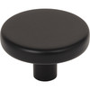 Elements, Gibson, 1 5/8" Round Knob, Matte Black