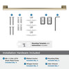 Amerock, Blackrock, 24" Towel Bar, Golden Champagne - included hardware