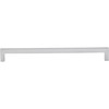 Elements, Stanton, 8 13/16" (224mm) Square Ended Pull, Matte Silver - alternate view