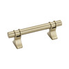 Amerock, Davenport, 3" (76mm) Bar Pull, Golden Champagne